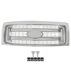 Front Bumper Grille Upper Chrome Mesh Replacement for F150 2009-2014 DL3Z8200DA
