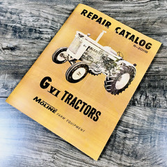 Minneapolis Moline G VI GVI Diesel Tractor Parts Manual Catalog Assembly Book
