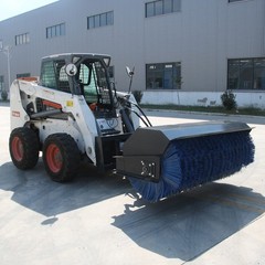 Wolverine 72″ 25° Angle Broom Sweeper Hydraulic Skid Steer Loader Attachment