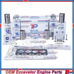 TP 4LE2 ZX55UR-3 EX50U Engine Overhaul Rebuild Kit for Isuzu Excavator Parts