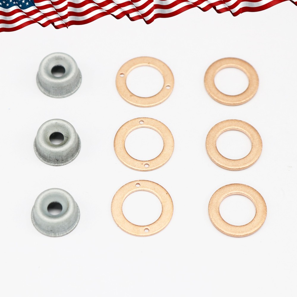 Fit For Kubota V2203 V2403 V1902 Injector Seal Kit With Heat Shield 19077-53650
