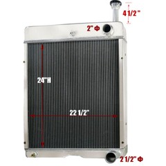 4-ROW 70MM CORE RADIATOR FOR INTERNATIONAL 100 766 886 1066 1086 1466 1486 1566