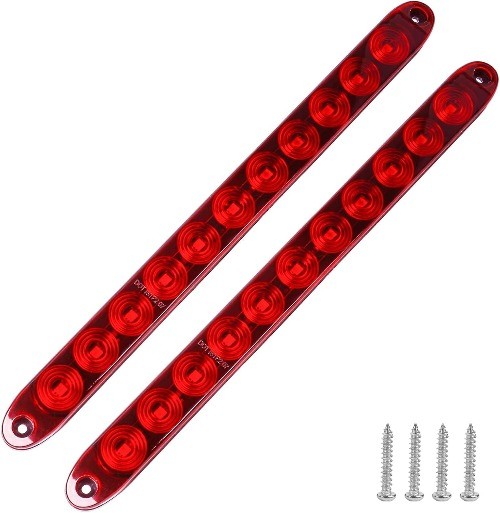 15inch 11 LED Trailer Rear Light Bar, Park/Brak Size: 15inch trailer light bar