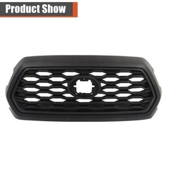 Matte Black Honeycomb Mesh Front Bumper Grille for Tacoma 2016-2022
