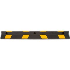 Guardian Parking Stop 4’Long Rubber Curb w/Mounting Holes Black/Yellow(Open Box)