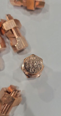 2 new 6-2 COPPER SPLIT BOLT WIRE CONNECTOR – BEST VALUE!