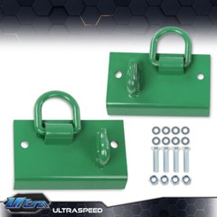 2Pcs Bolt on Grab Hooks D Rings For John Deere Compact Tractor 1025R 2032R 3320
