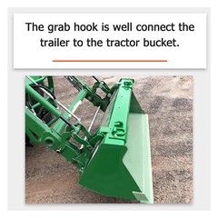 For John Deere 1025R 2032R 3320 2520 2210 Compact Tractor Bucket Hooks D Rings