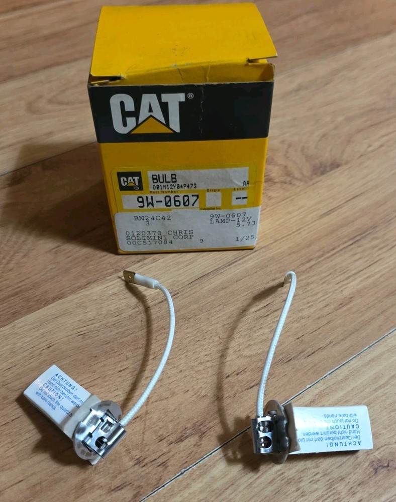 2 Bulb 9W0607 Caterpillar 262D3 262D 262C2 262B 259DLRC 259D3 259B3 257D 257B