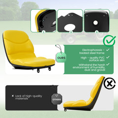#M805158 Tractor Seat For John Deere 670 770 790 870 970 990 1070 3005 4005