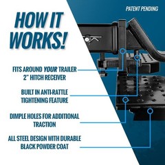 TEMCo Universal 2″ Trailer Hitch Step – Keep Your Trailer Hitch Installed