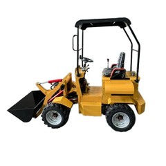 KRW23 700KG Mini Skid Steer Ride-On Wheel Loader 23 HP Gasoline RATO EPA Engine