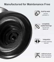 TL130 Track Roller Bottom Roller for Takeuchi TL230 TL8 TL126 Skid Steer Loaders