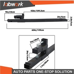 Labwork 60″ Clamp on Pallet Forks for Tractor Bucket Loader Tractor Skid Steer