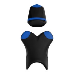 Black Blue Driver Rider Passenger Seat Fits for Yamaha YZF R1 2004 2005 2006