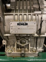 Kohler KD420-1001A 9.8 Diesel Engine w/ 1″ Keyed Shaft, Recoil Start, 2″ Trash P