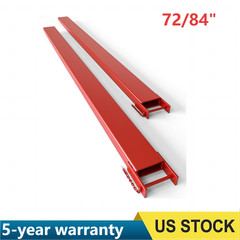 Pallet Fork Extensions Forklift Extensions 84″ / 72″ Heavy Duty Steel 5500 LBS