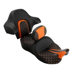Hammock Seat Cushion Motorcycle Passenger Seat Bracket Pad FLHT 2014-2023