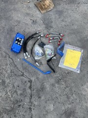 New Holland 110TL Loader Bucket Attachment WITH SPOOL VALVE FOR WORKMASTER 35 40