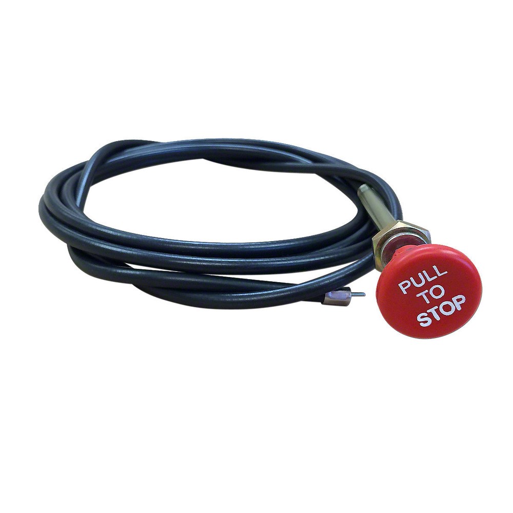 96″ Universal Engine Stop Cable / Fuel Shut Off Fits many Case Tractors