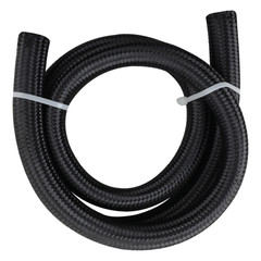 AN16 AN-16 Hose Fuel line rubber Nylon braided 5FT with 90 degree AN fittings 45
