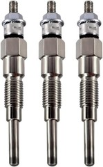 3 Glow Plugs Fits Hustler Diesel Mower 3200, 3400 (1998-2003 Years)