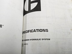 CATERPILLAR, 992C Wheel Loader, Service Manual Notebook vintage 1988