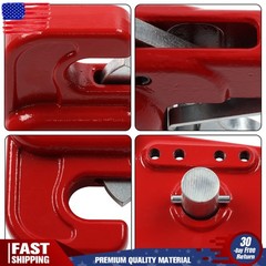 Red Easy Change Quick Hitch for Cat 2 Tractors and Implements w/Stabilizer Bar