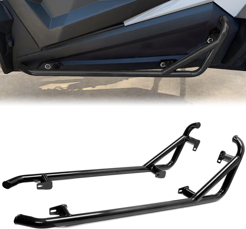 Black Nerf Bars for 2014-2023 Polaris RZR XP 1000 Turbo S Rock Sliders