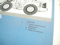VOLVO L220E Wheel Loader Transmission Steering Frame Service Shop Repair Manual