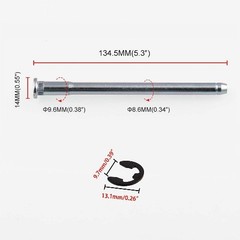 Compatible With Door Hinge Roller Pin Door Hinge Pin and Bushing R Size: OT269