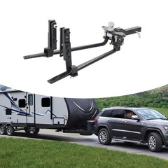 8000lbs Weight Distribution Hitch Trailer Hitch Black Trailer Hitch Device