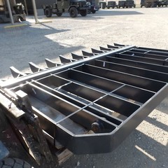 Dozer blade root rake, 10 FT wide, 2200 lbs steel NEW, USA Attachments