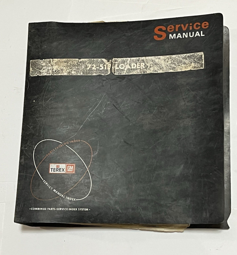 Terex 72-51B Articulating Wheel Loader Vintage Service Manual