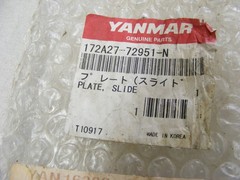 YANMAR 172A27-72951-N Slide Plate (zz13)