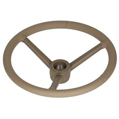 Steering Wheel – Leather Wrapped – Brown fits John Deere 6420 8245R AL173828