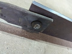 AGT Mower king wolverine 6′ skidsteer brush hog blade Carrier bar parts w blades