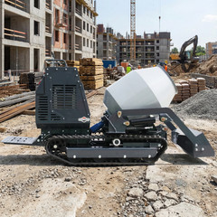 Free Shipping 13.5HP B&S Crawler Mini Concrete Mixer Truck USA Inventory