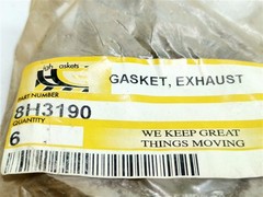 Lot 6pcs 8H3190 Exhaust Gasket 30 Days Warranty Expedited Shipping