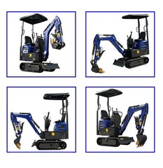 Free delivery unloading. 1-ton mini excavator, 13.5hp EPA engine, 3 accessories