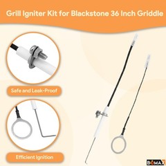 BQMAX Grill Igniter Kit for Blackstone 36 Inch Griddle, Electronic Battery Ignit