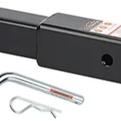Hitch Receiver Tube Extenders for 2″ Receiver, 7″ Length, 3500 lbs. (Include pin
