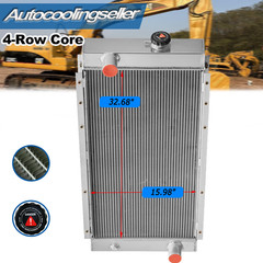 4Rows Radiator Fit Caterpillar CAT Model 320C 320CL E320C L 3066 Engine 204-0996