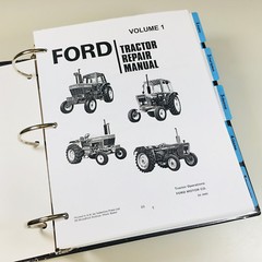 Ford Tractor 2600 3600 4100 4600 5600 Service Manual Repair Shop Technical Book