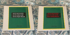 JD Deere LX172 LX173 LX176 LX178 LX186 LX188 tractor service parts manual 2 book