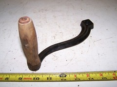 NOS Cast Iron Crank Handle Corn Sheller Pump Grinder Roller 5/8″ SQUARE Shaft