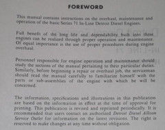 DETROIT DIESEL IN-LINE 71 271 371 471 671 ENGINE SERVICE REPAIR MANUAL 6SE250