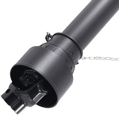 Heavy Duty PTO Shaft 39-55 inch 1-3/8″ 6-Spline x 1 3/8″ Round End for Series 4