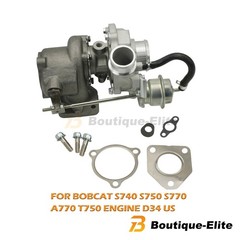 K03 Turbo Turbocharger 7256748 For Bobcat S740 S750 S770 A770 T750 Engine D34 US