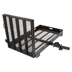 Silver Spring 48″ x 28″ Folding Steel Wheelchair Carrier with Ramp & Hitch Mount